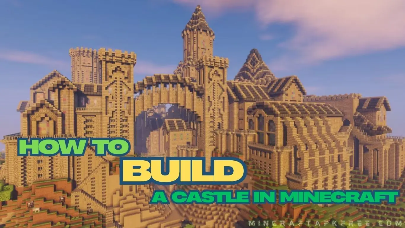 build castle in Minecraft banner