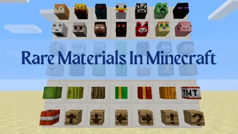 Rare Materials In Minecraft You Need to Find Immediately! 9 Rare Materials In Minecraft